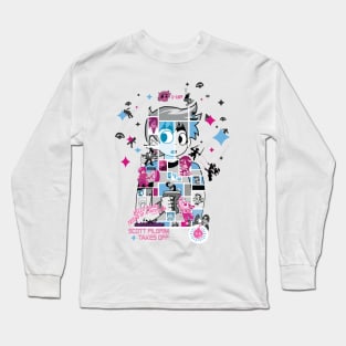 Graphic Novel Mosaic Long Sleeve T-Shirt